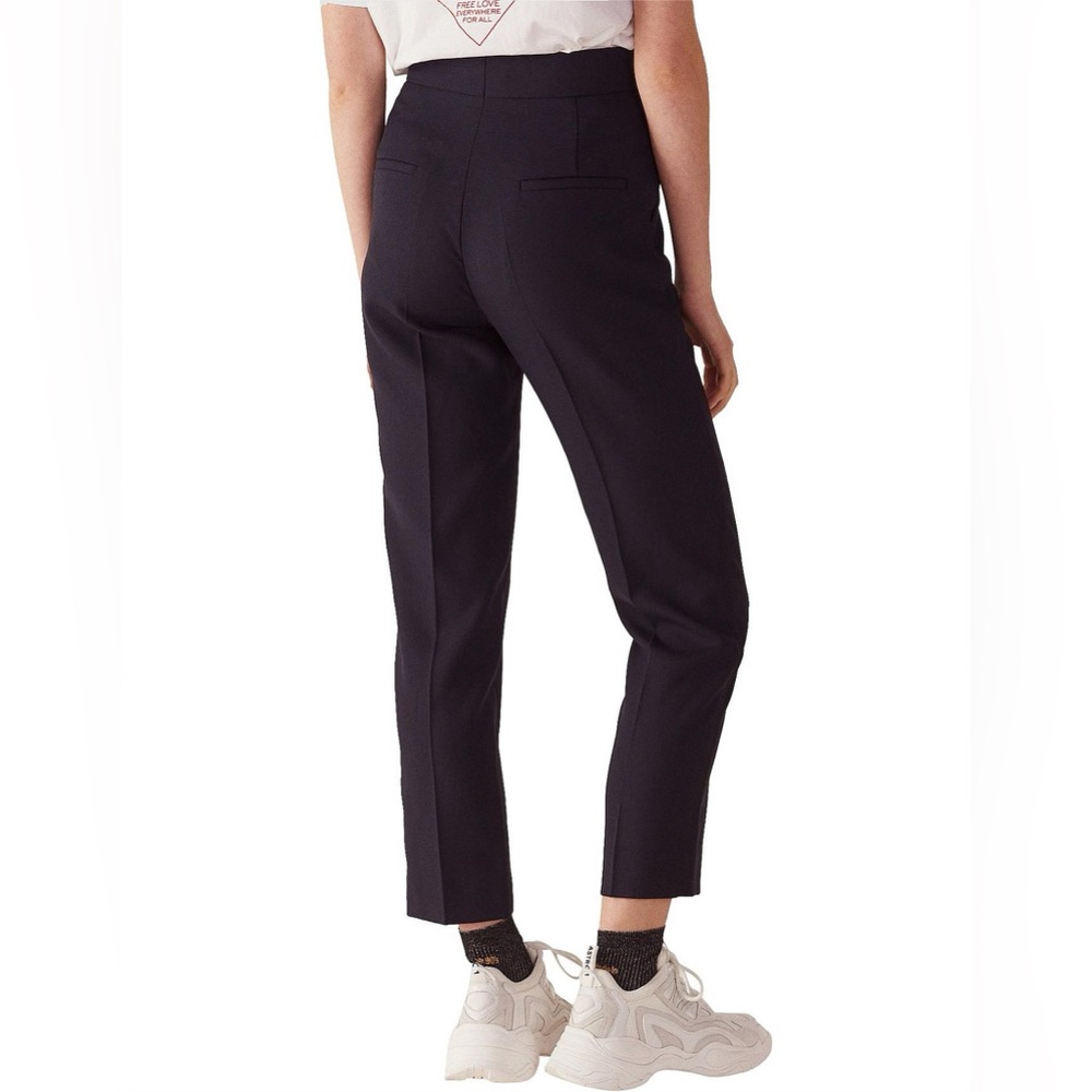 NWT! SANDRO Women’s Ilena HighWaist Tailored Wool Pants Streetwear Officewear 40 - Picture 15 of 15